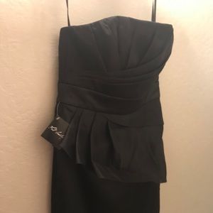 Short black cocktail dress